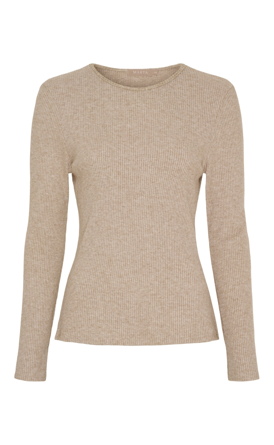 Marta Du Chateau Bluse - Lunara - Camel