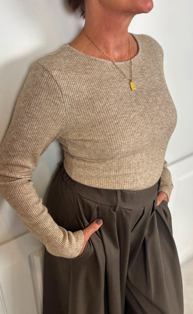 Marta Du Chateau Bluse - Lunara - Camel