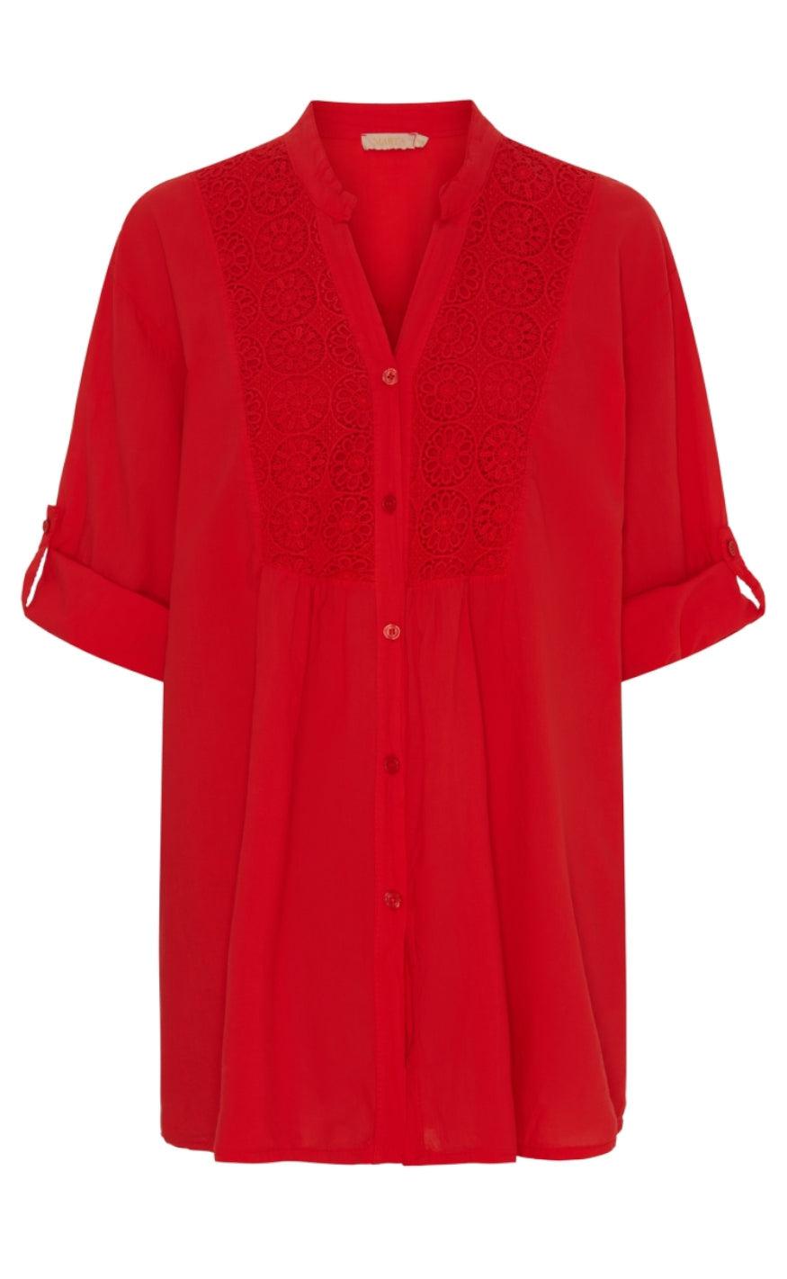 Marta Du Chateau Bluse - Marghertia - Poppy Red