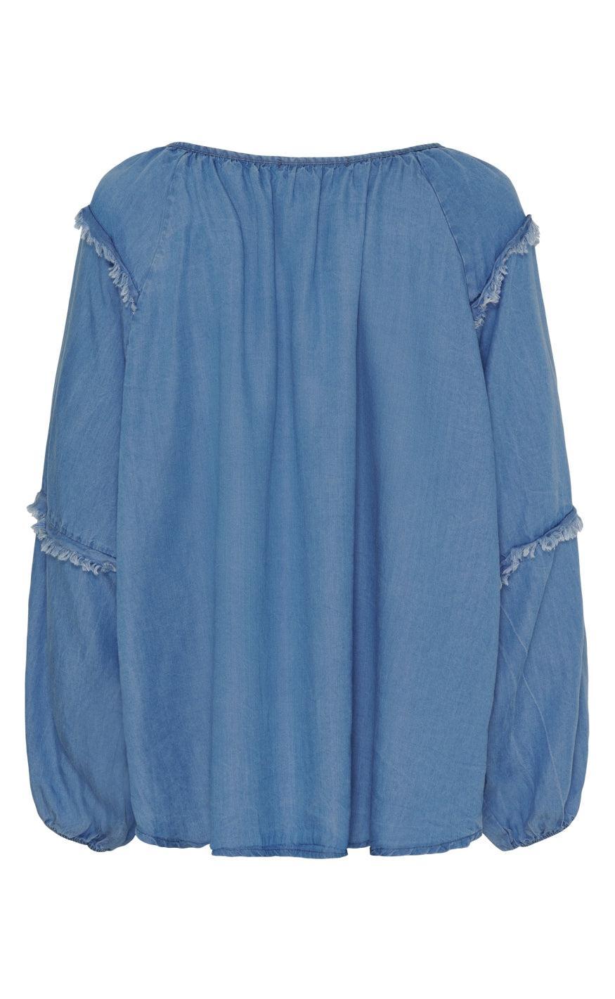 Marta Du Chateau Bluse - Marta - Medium Blue