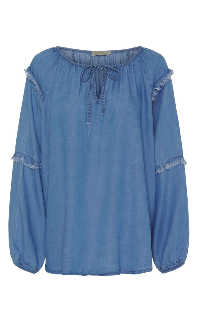 Marta Du Chateau Bluse - Marta - Medium Blue