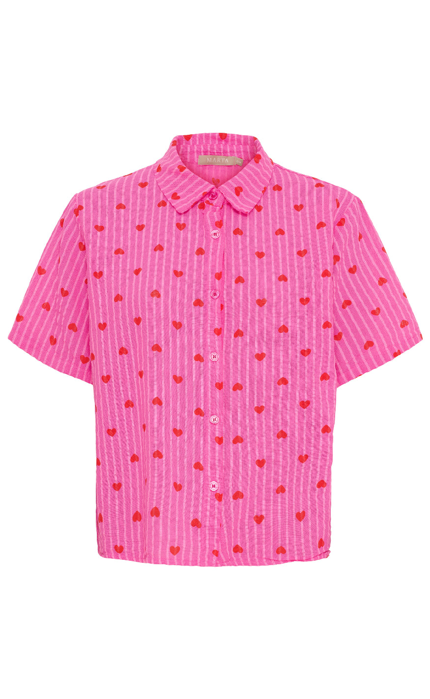 Marta Du Chateau Bluse - Menika - Fuxia