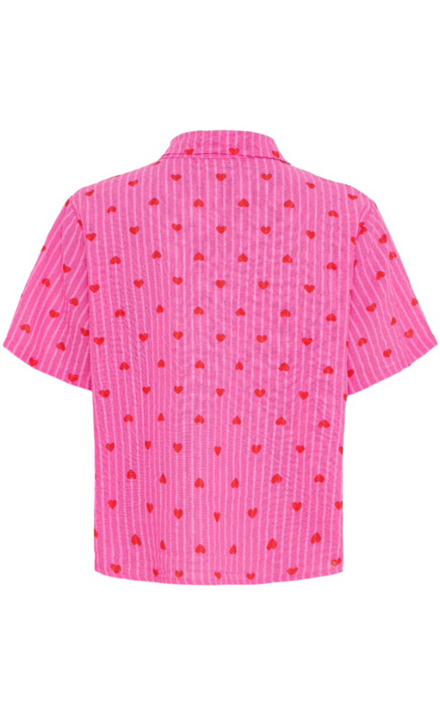 Marta Du Chateau Bluse - Menika - Fuxia