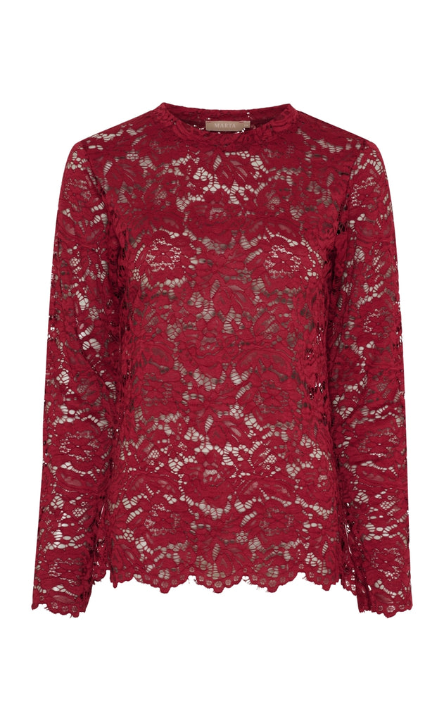 Marta Du Chateau Bluse - Milley - Bordeaux