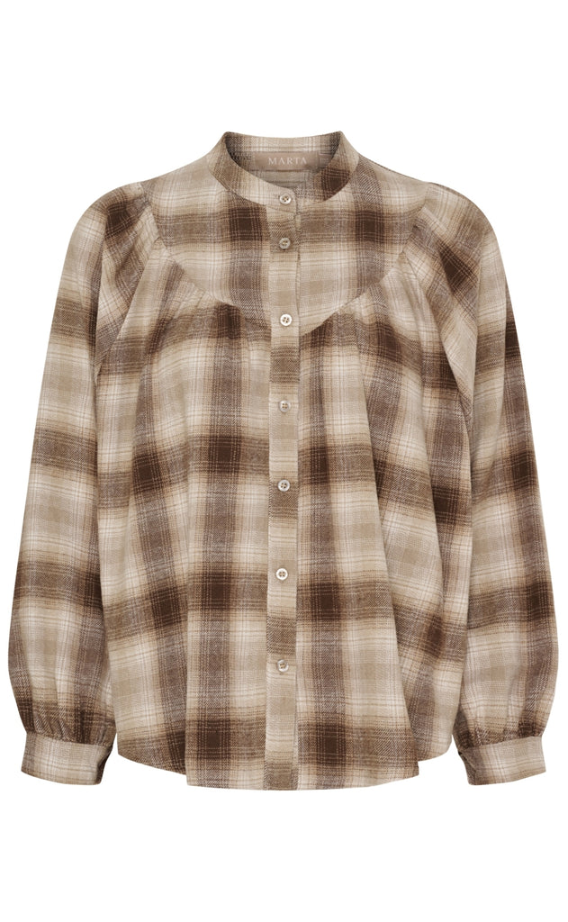 Marta Du Chateau Bluse - Milou - Beige