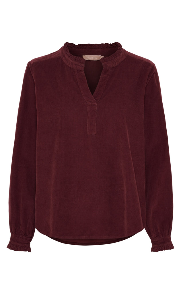 Marta Du Chateau Bluse - Morgana - Bordeaux