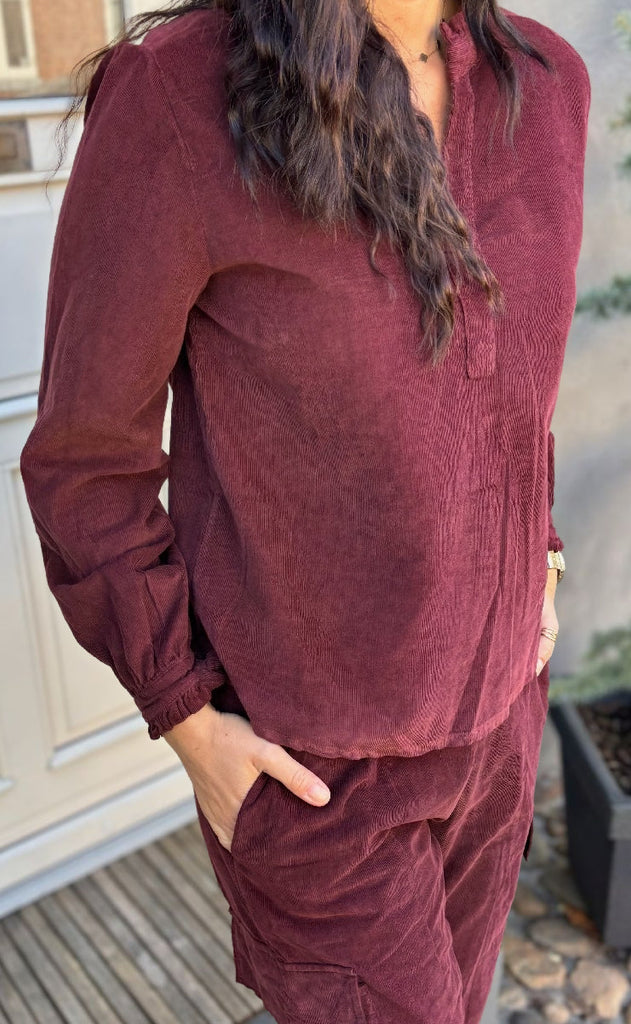 Marta Du Chateau Bluse - Morgana - Bordeaux