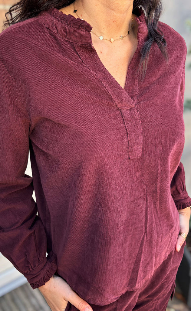 Marta Du Chateau Bluse - Morgana - Bordeaux