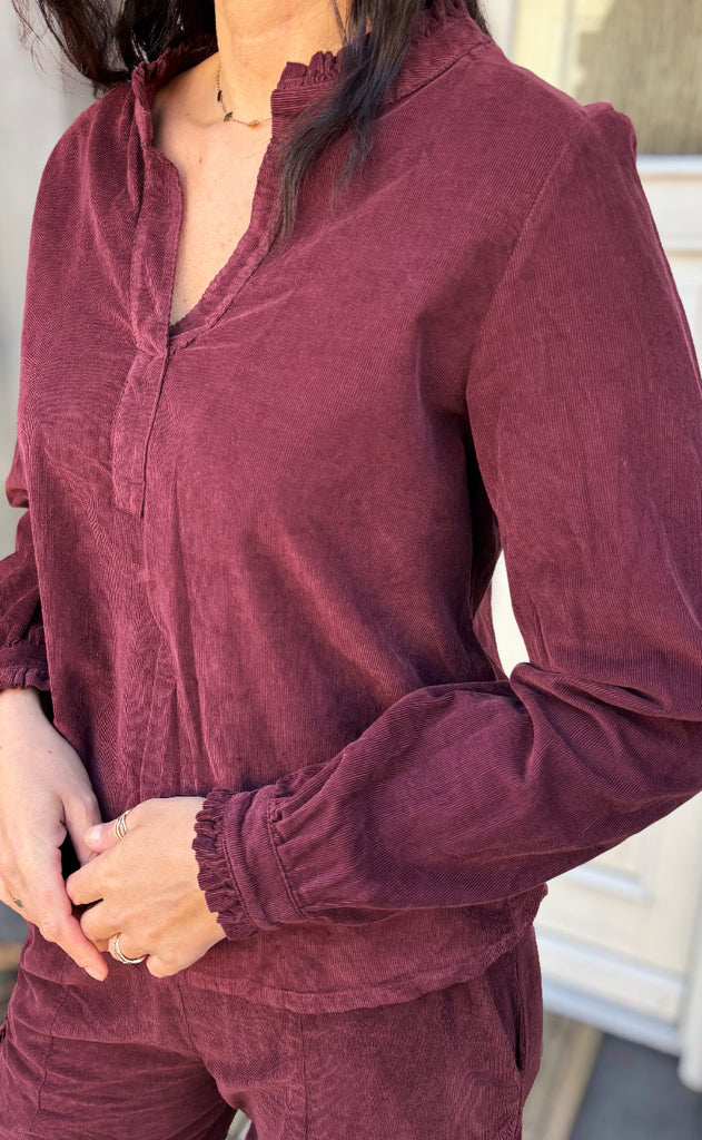 Marta Du Chateau Bluse - Morgana - Bordeaux