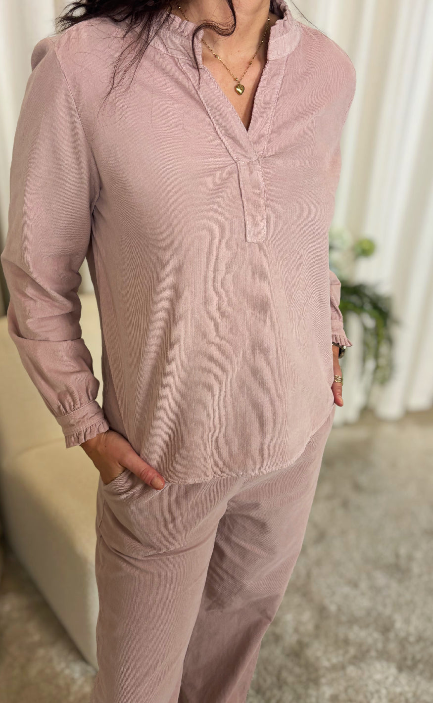 Marta Du Chateau Bluse - Morgana - Rosa Antigue