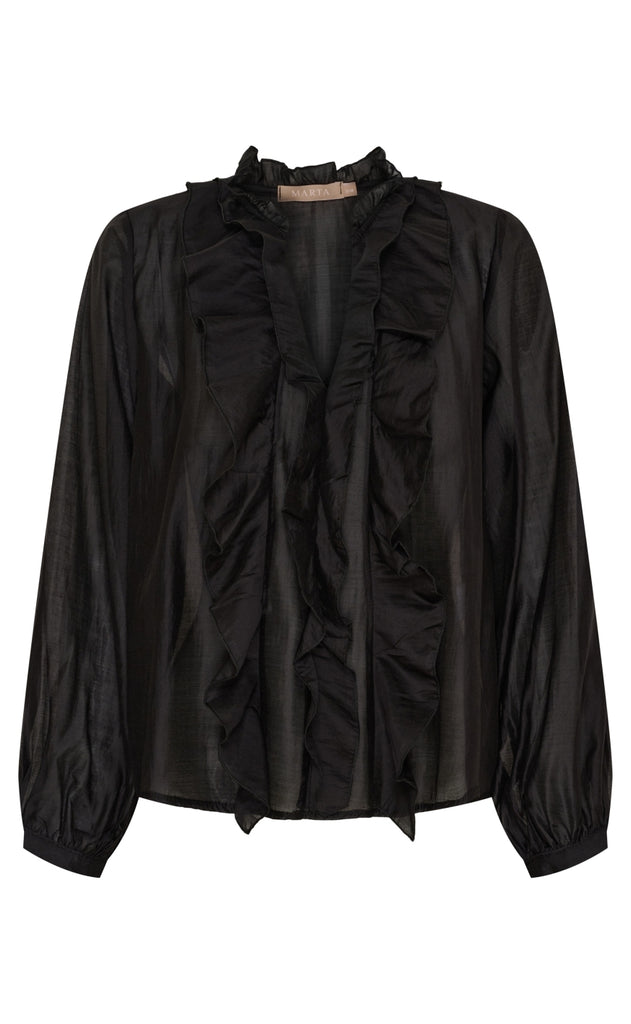 Marta Du Chateau Bluse - Naira - Black
