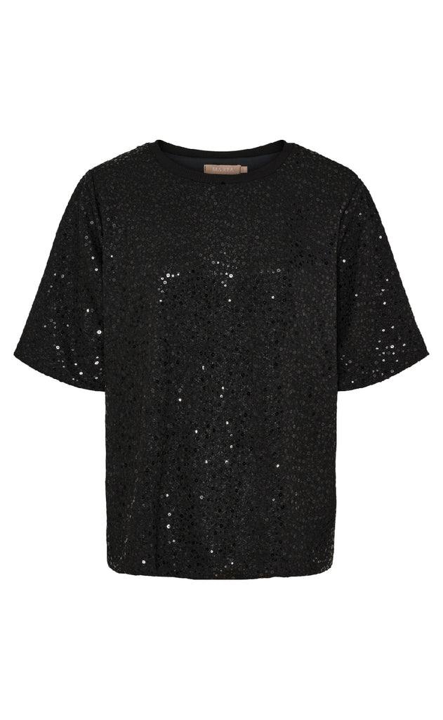 Marta Du Chateau Bluse - Nynne - Black/Black