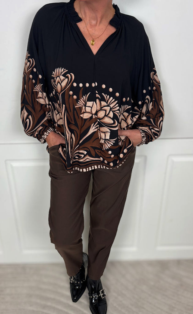 Marta Du Chateau Bluse - Octavia - Black