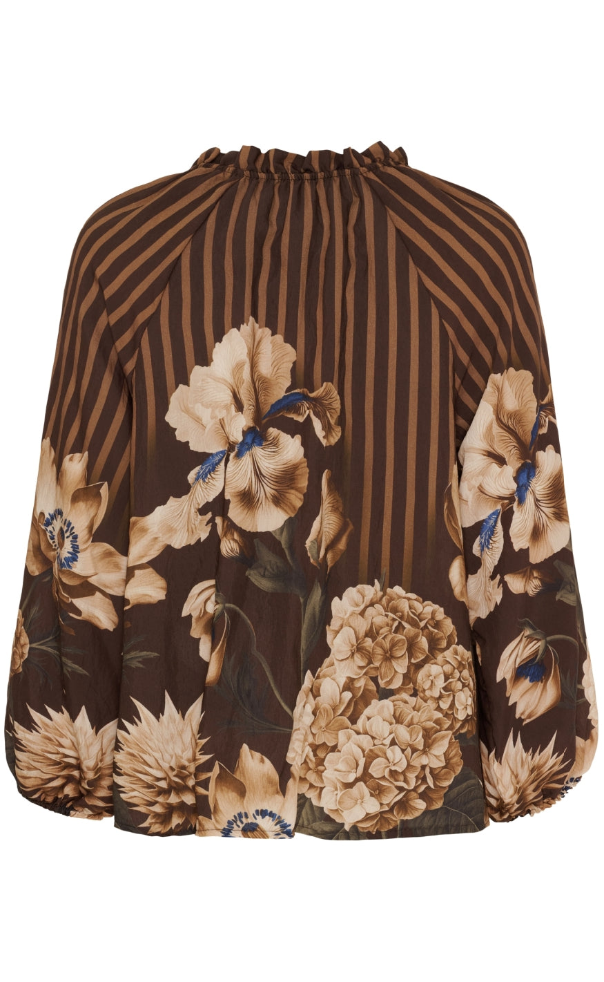 Marta Du Chateau Bluse - Octavia - Marrone