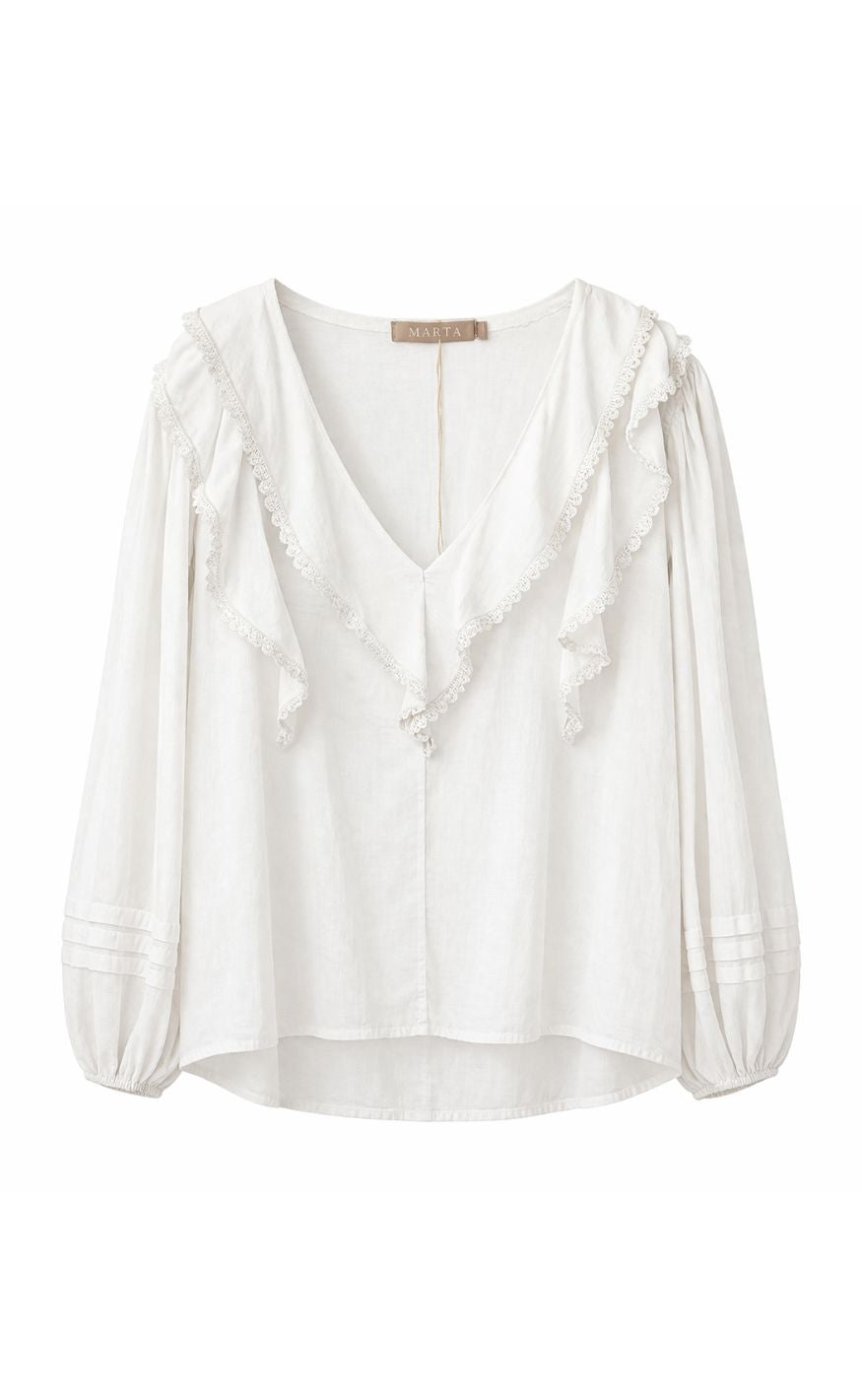 Marta Du Chateau Bluse - Rosamaria - Sabbia
