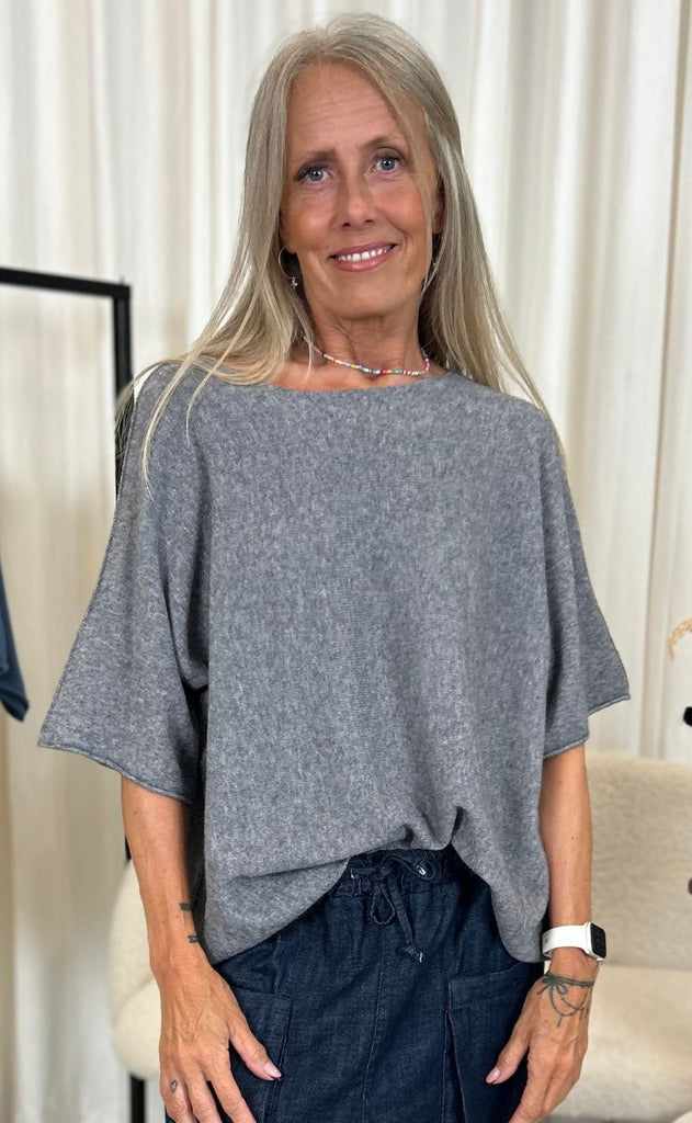 Marta Du Chateau Bluse - Sia - Medium Grey