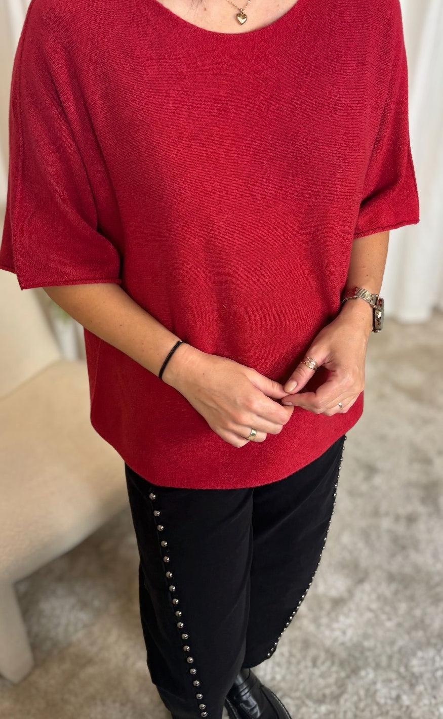 Marta Du Chateau Bluse - Sia - Red