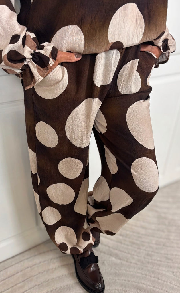 Marta Du Chateau Bukser - Amalie - Marrone