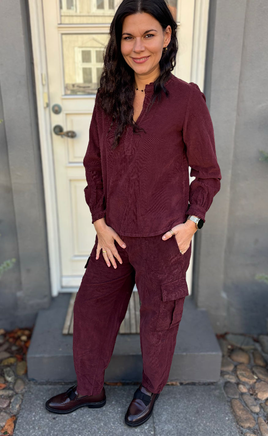 Marta Du Chateau Bluse - Morgana - Bordeaux