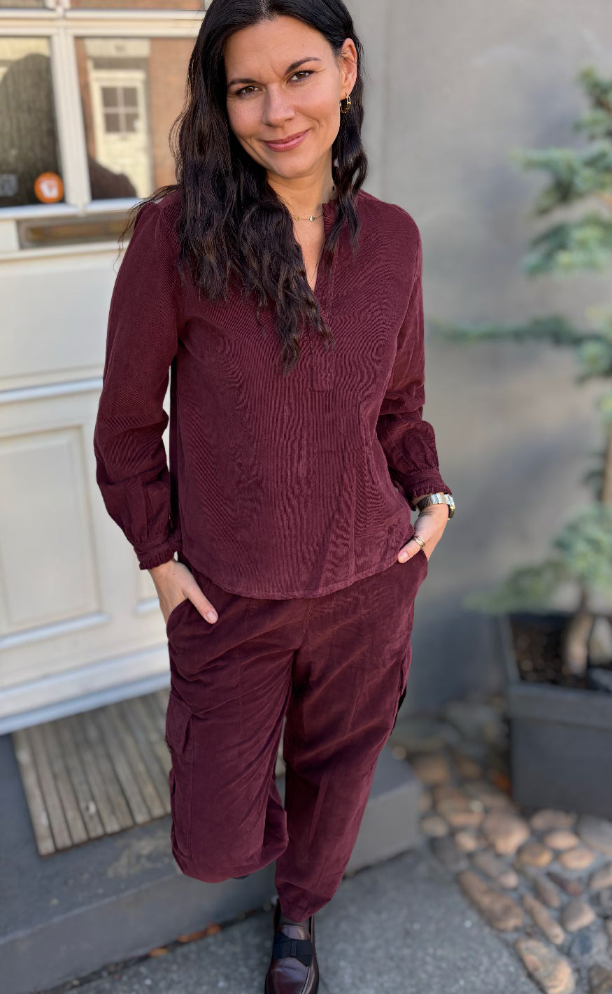 Marta Du Chateau Bluse - Morgana - Bordeaux