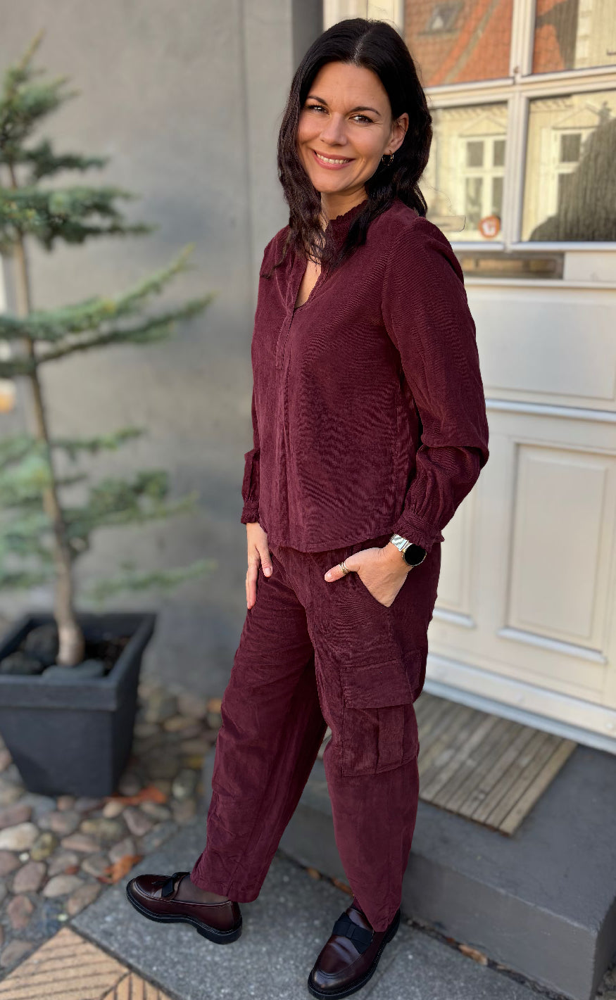 Marta Du Chateau Bluse - Morgana - Bordeaux