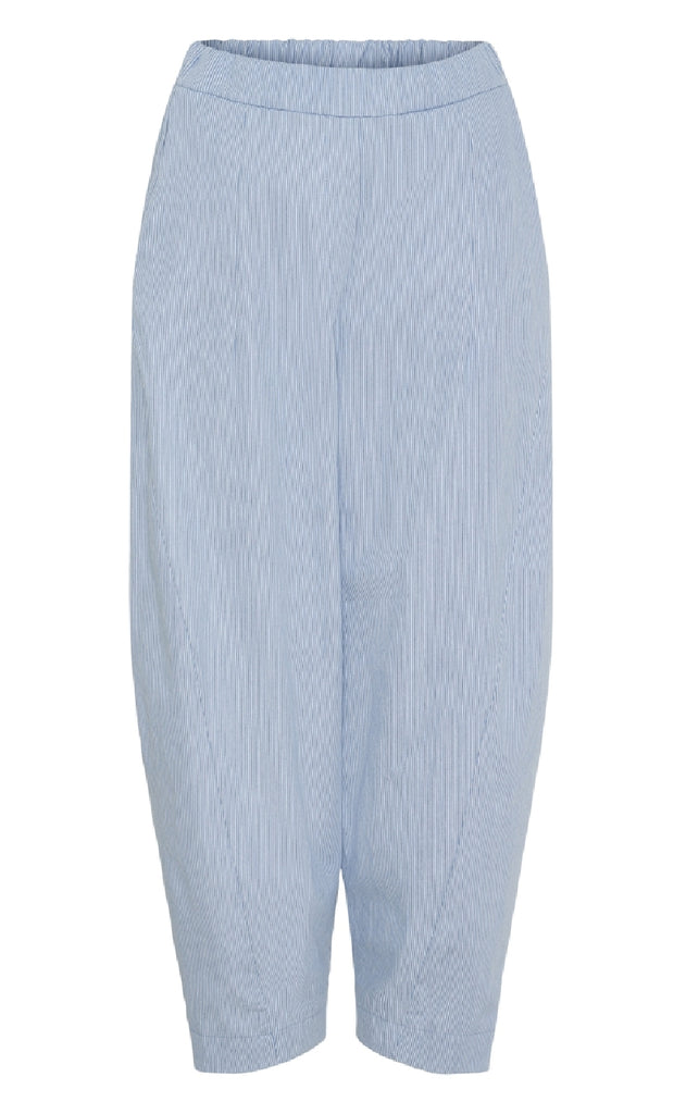 Marta Du Chateau Bukser - Fausta - Light Blue Stripe