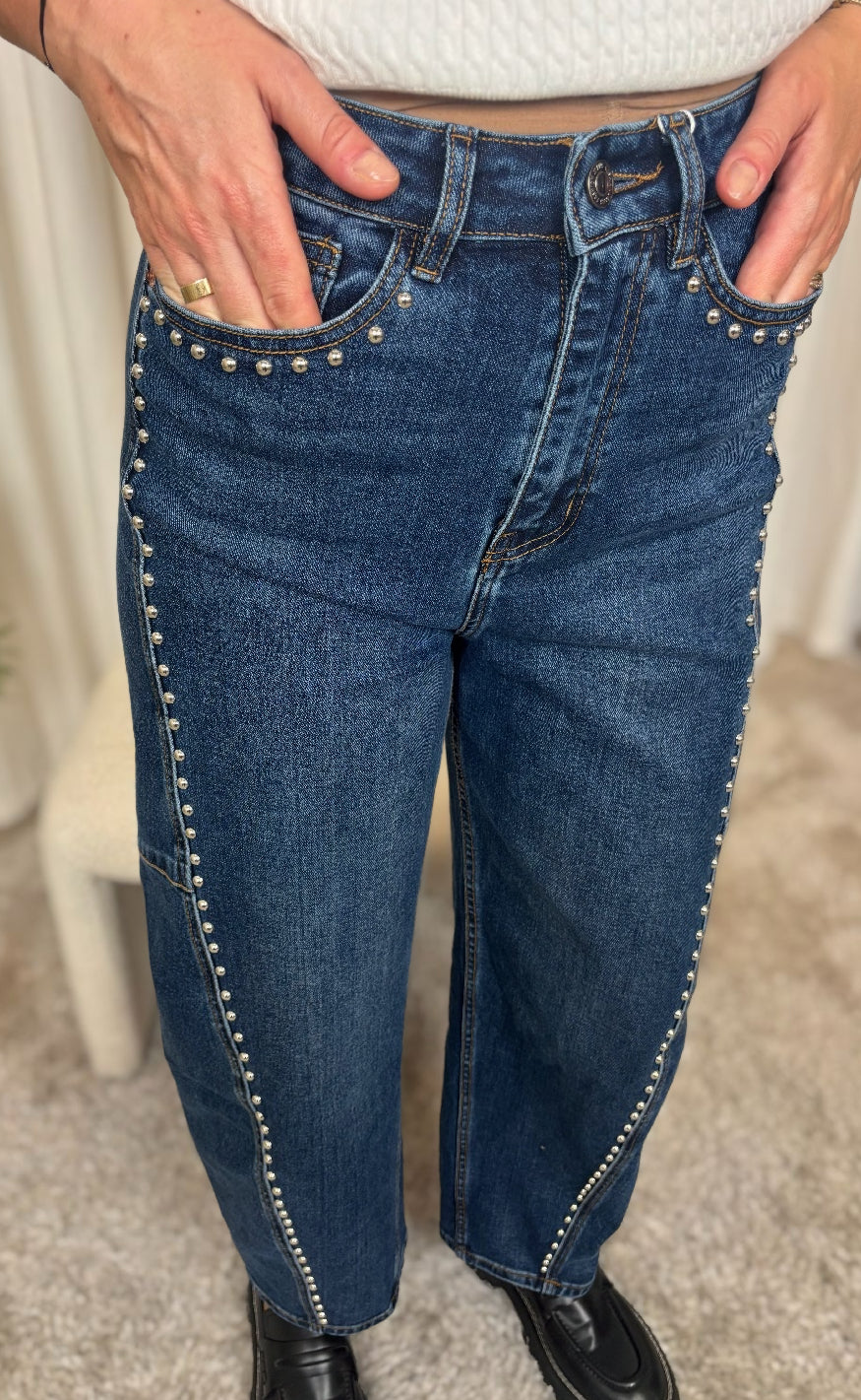 Marta Du Chateau Bukser - Ingeborg - Denim