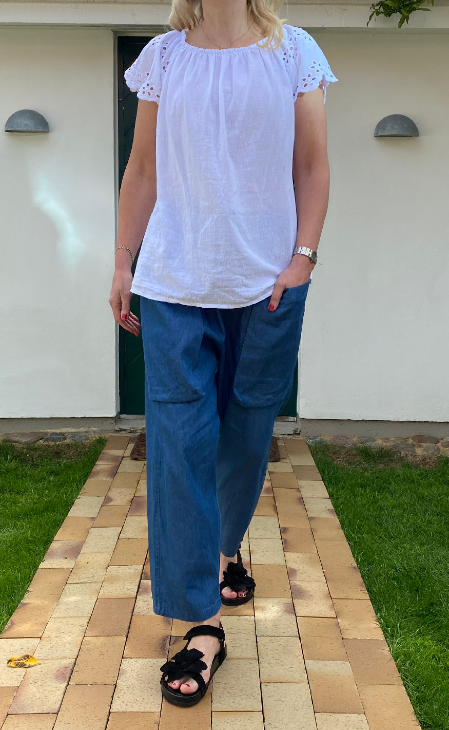 Marta Du Chateau Bukser - Jenny - Medio Blue