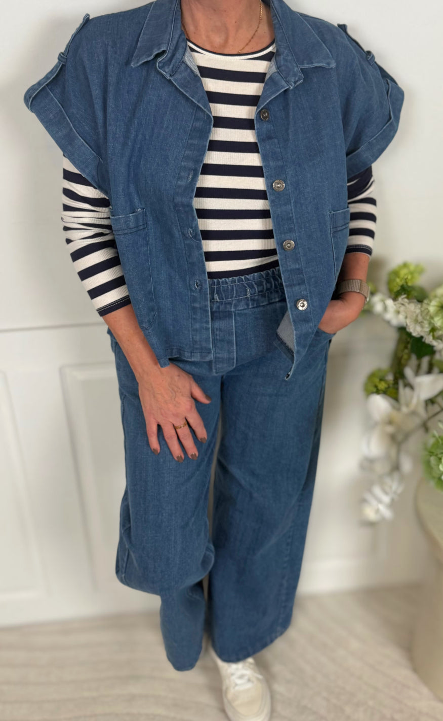 Marta Du Chateau Bukser - Kaisa - Medium Blue