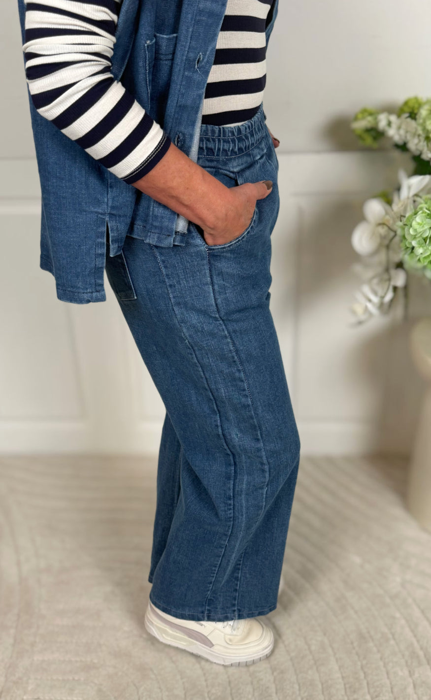 Marta Du Chateau Bukser - Kaisa - Medium Blue