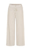 Marta Du Chateau Bukser - Mireya - White/Camello Stripe