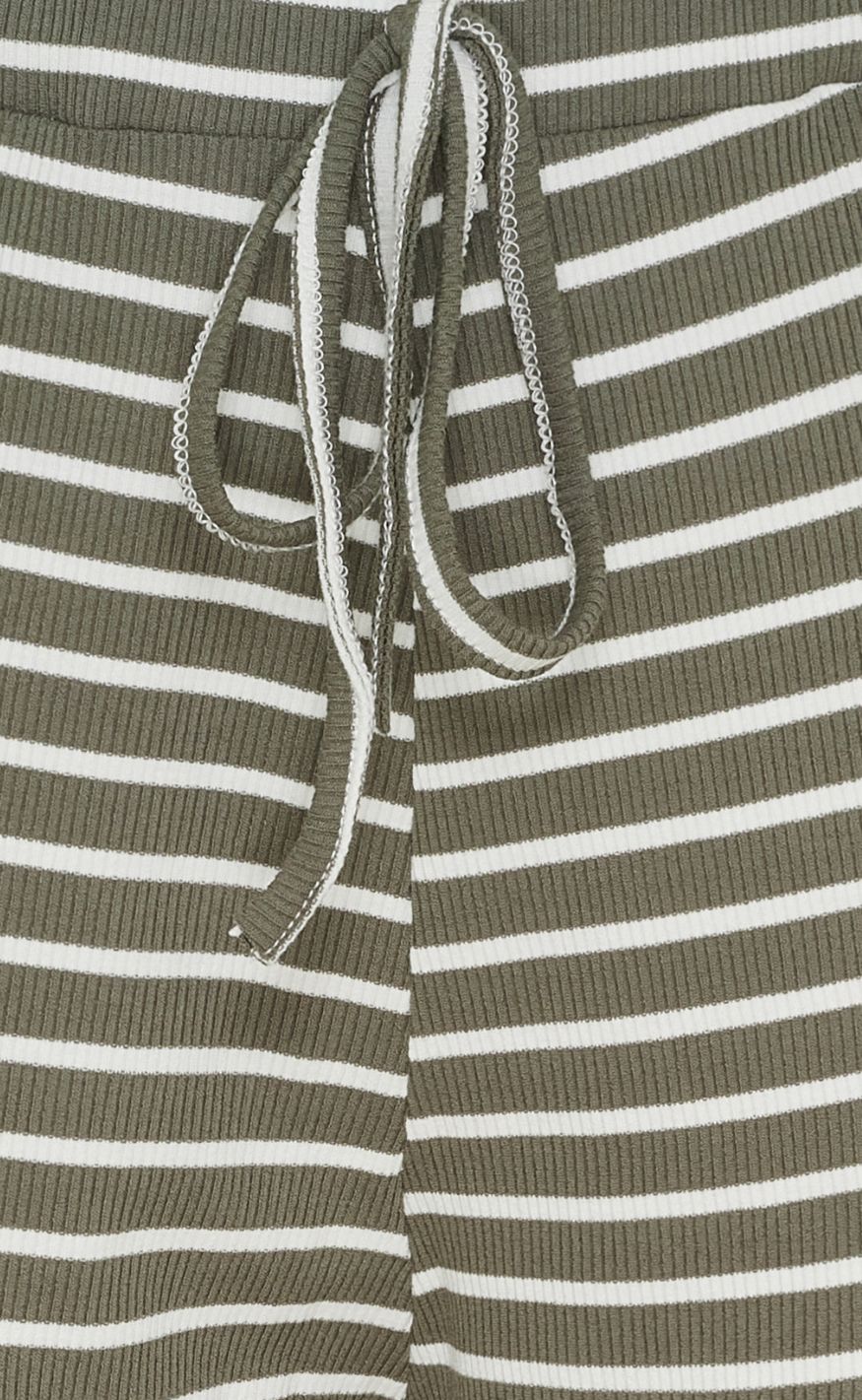 Marta Du Chateau Bukser - Mireya - White/Military Stripe