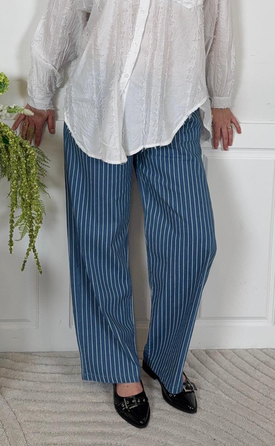 Marta Du Chateau Bukser - Ninette - Medium Blue