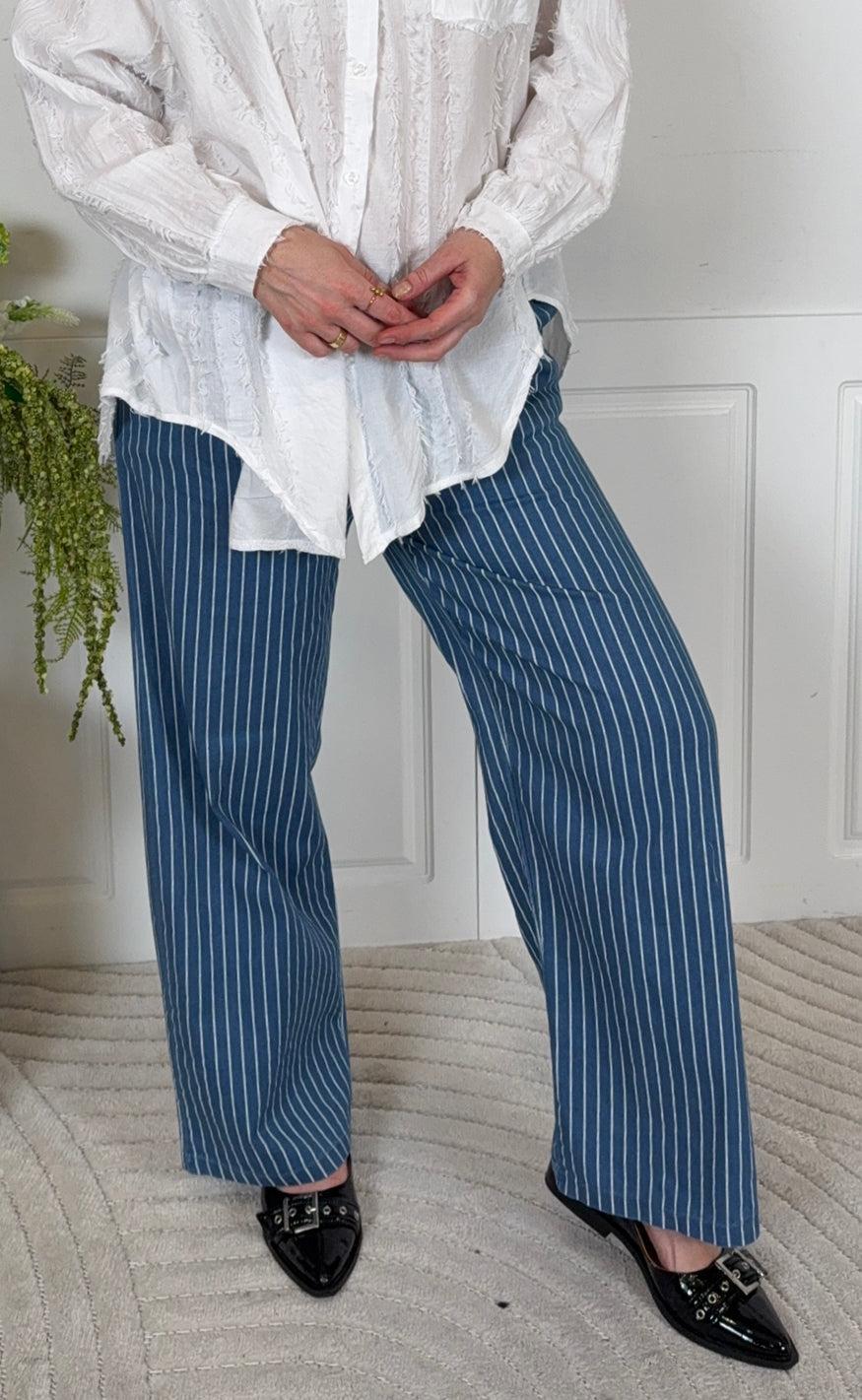 Marta Du Chateau Bukser - Ninette - Medium Blue