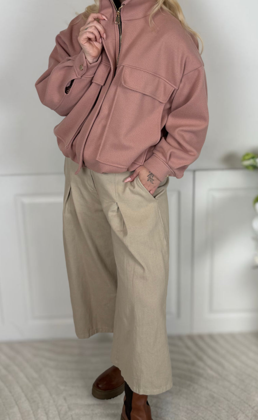 Marta Du Chateau Bukser - Ovidia - Beige
