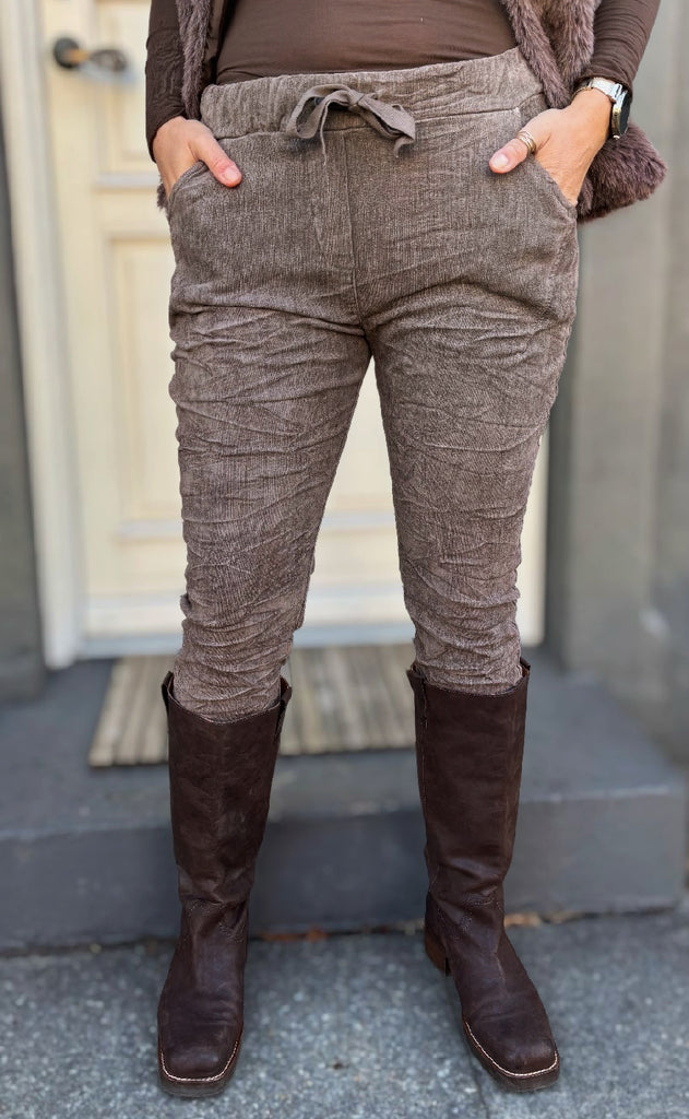 Marta Du Chateau Bukser - Pecan - Fango