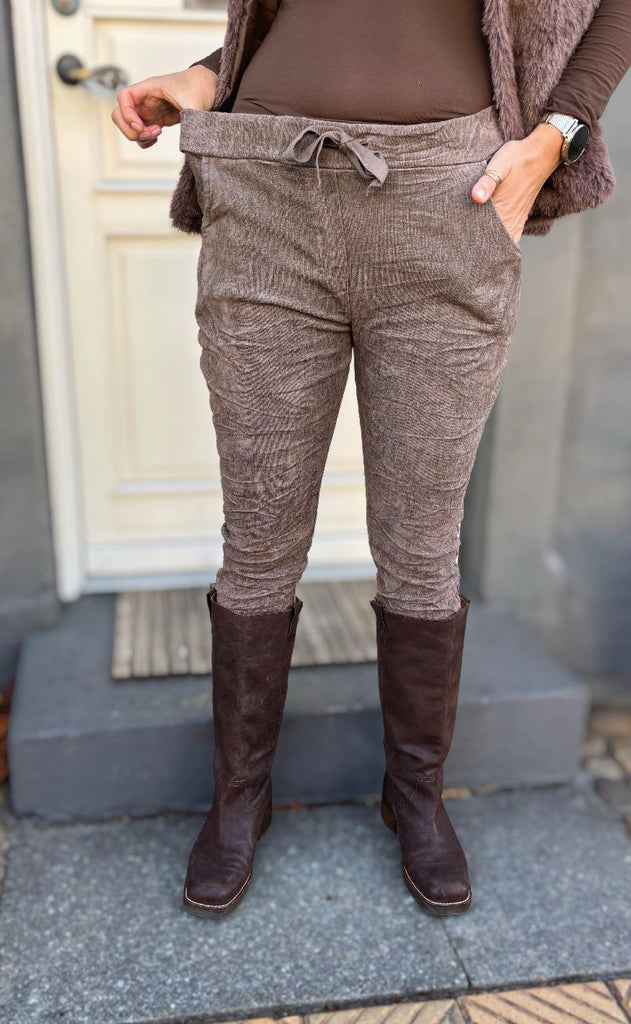 Marta Du Chateau Bukser - Pecan - Fango