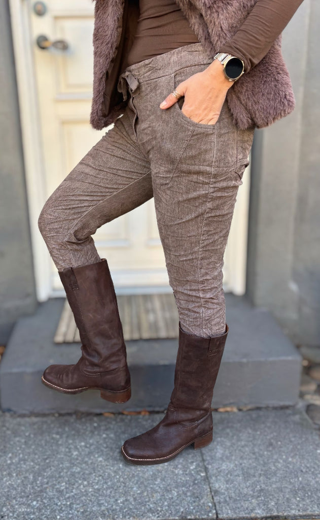 Marta Du Chateau Bukser - Pecan - Fango