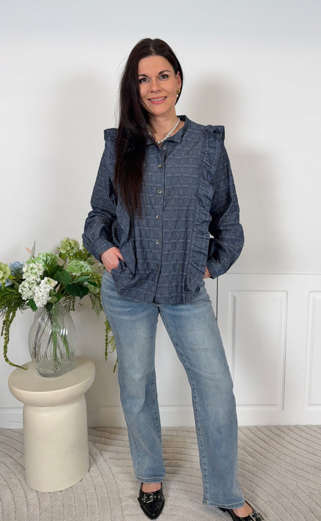 Marta Du Chateau Bukser - Sidonie - Blue Denim