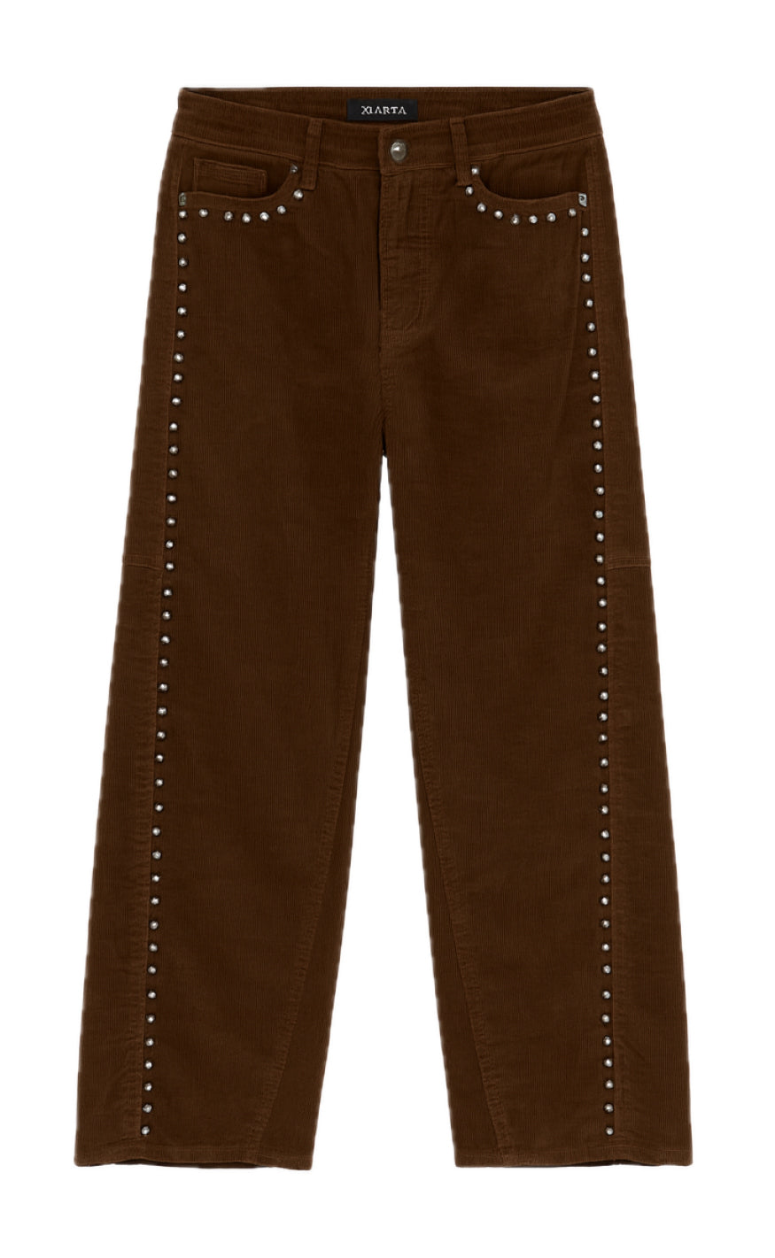 Marta Du Chateau Bukser - Wanda - Corduroy Choco