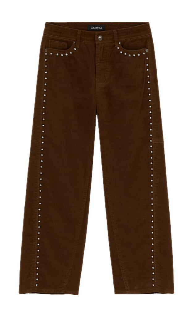 Marta Du Chateau Bukser - Wanda - Corduroy Choco