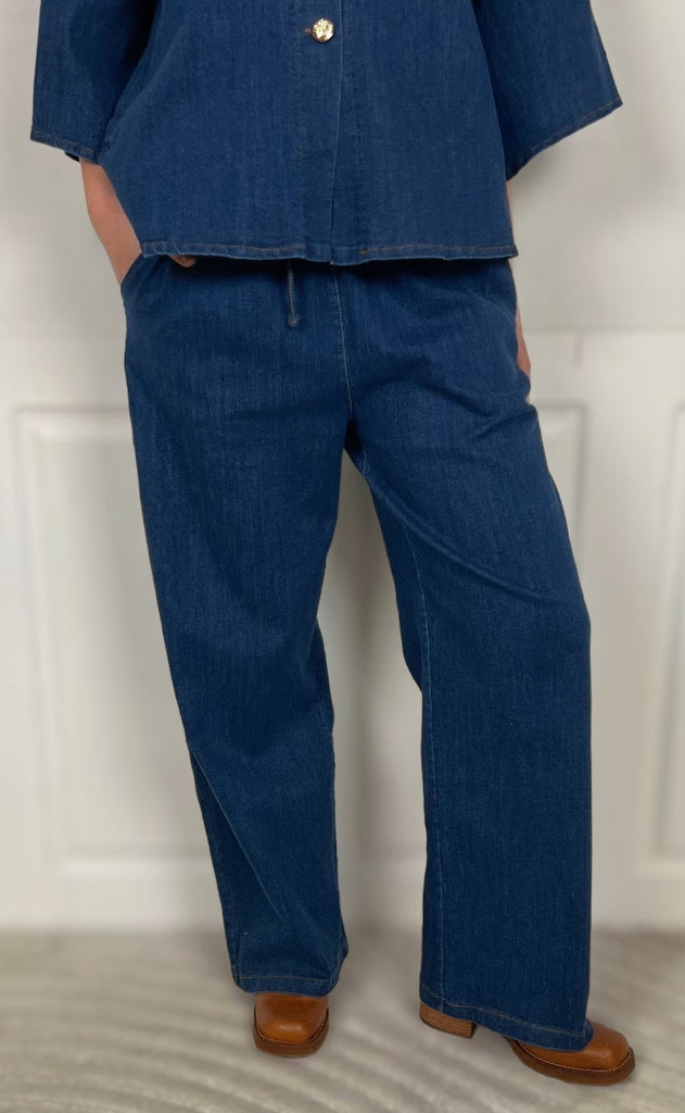 Marta Du Chateau Bukser - Zia - Medium Blue