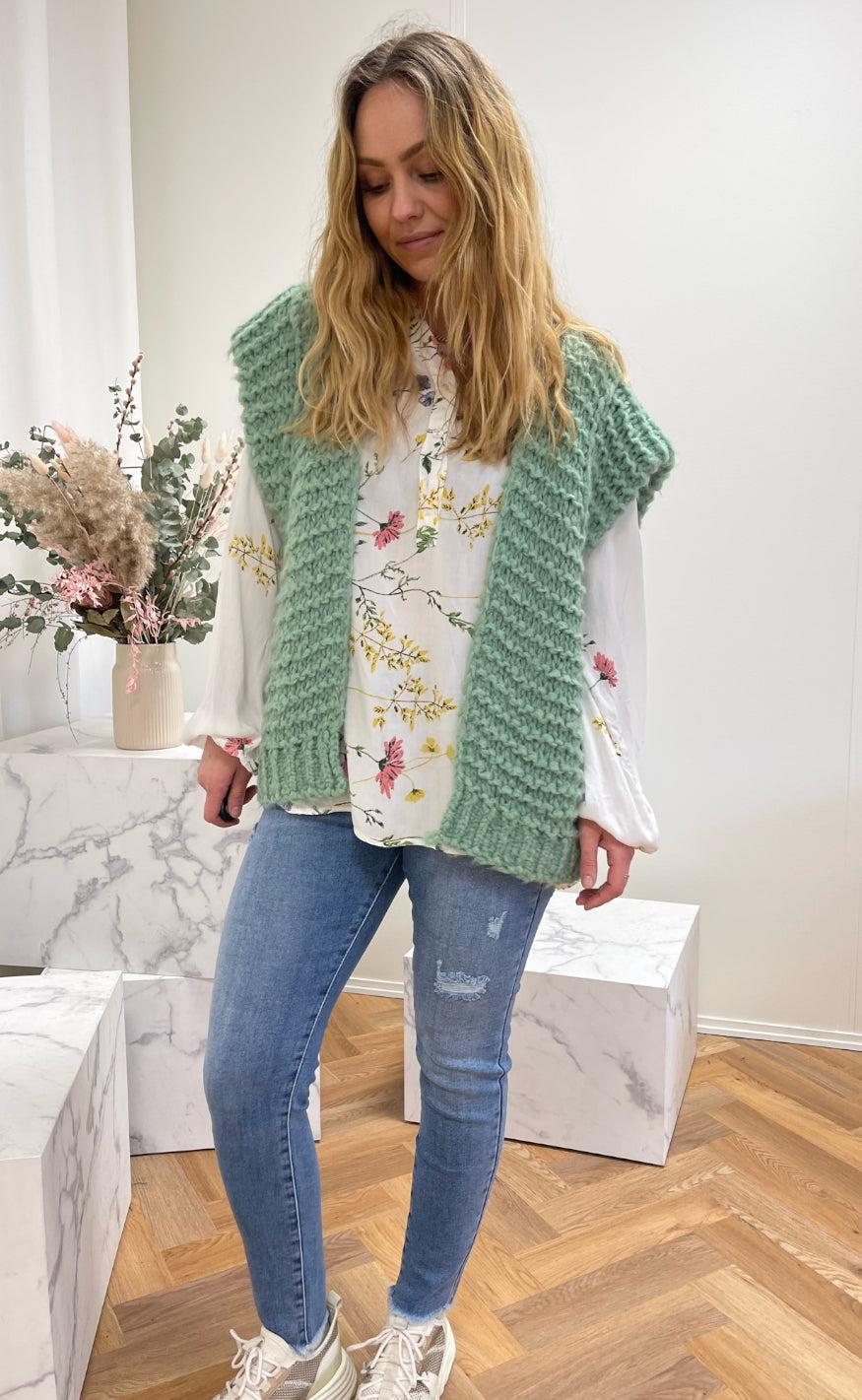 Marta Du Chateau Cardigan - 410 - Aqua