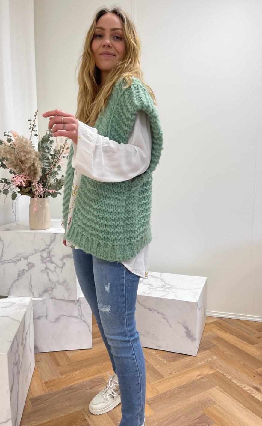 Marta Du Chateau Cardigan - 410 - Aqua