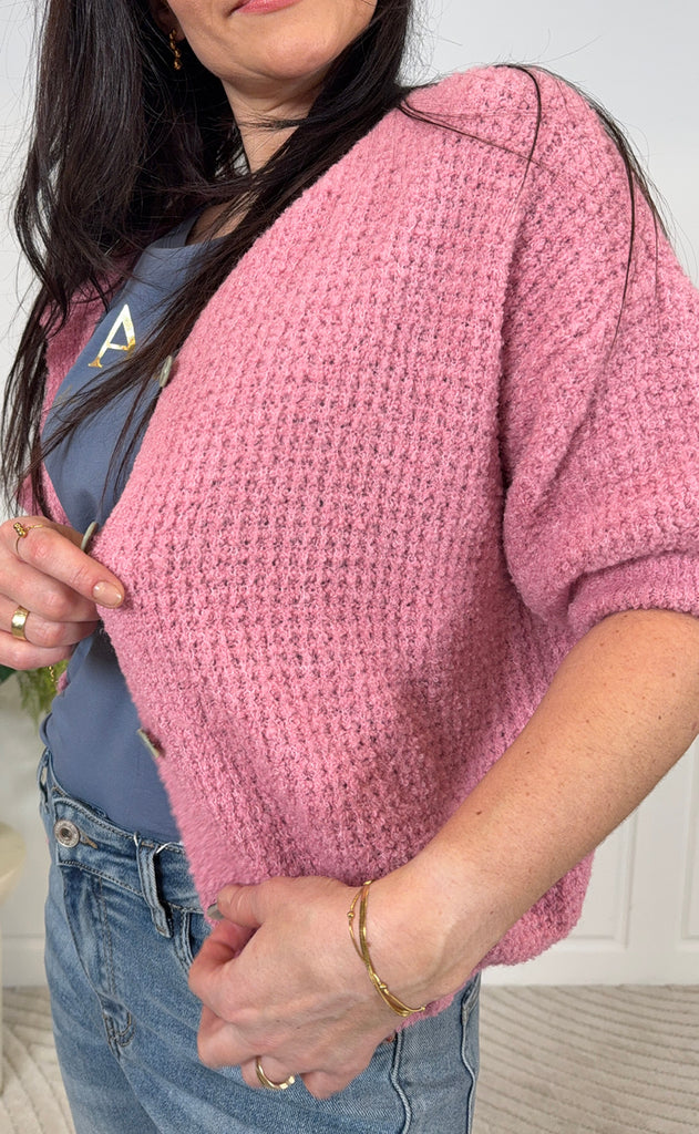 Marta Du Chateau Cardigan - Amour - Rose