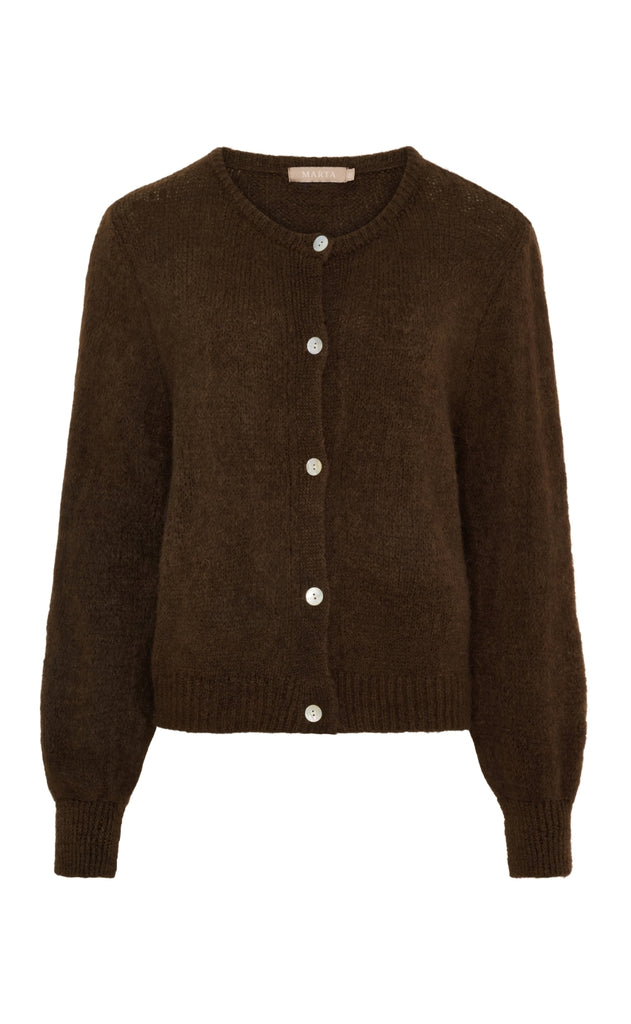 Marta Du Chateau Cardigan - Cosima - Chocolat
