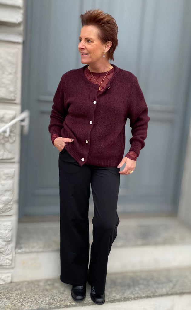 Marta Du Chateau Cardigan - Cosima - Melanzana