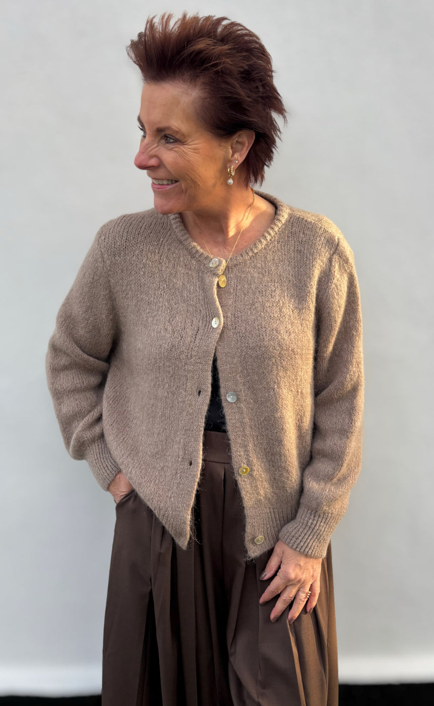 Marta Du Chateau Cardigan - Cosima - Tortora
