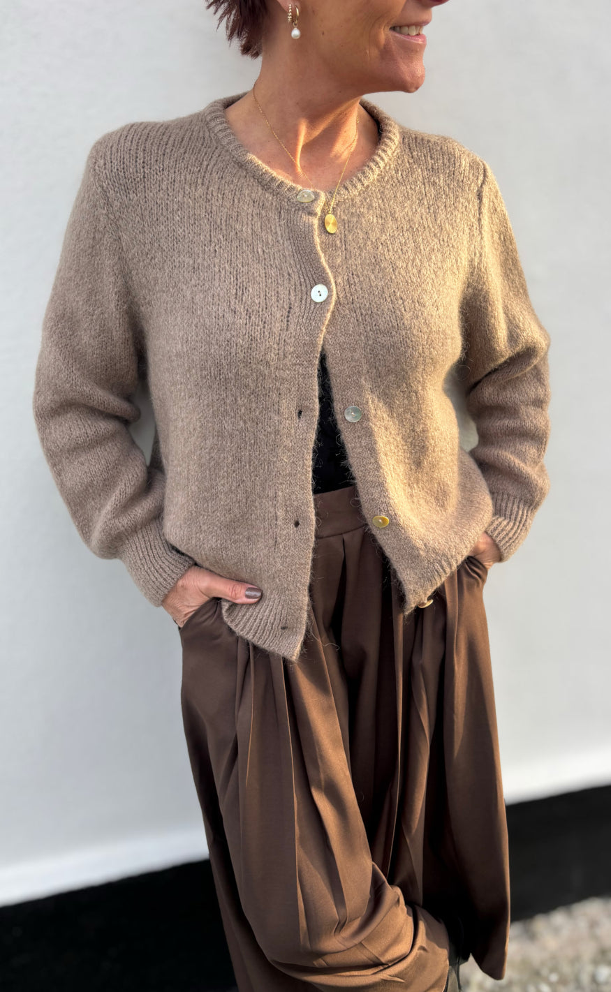 Marta Du Chateau Cardigan - Cosima - Tortora