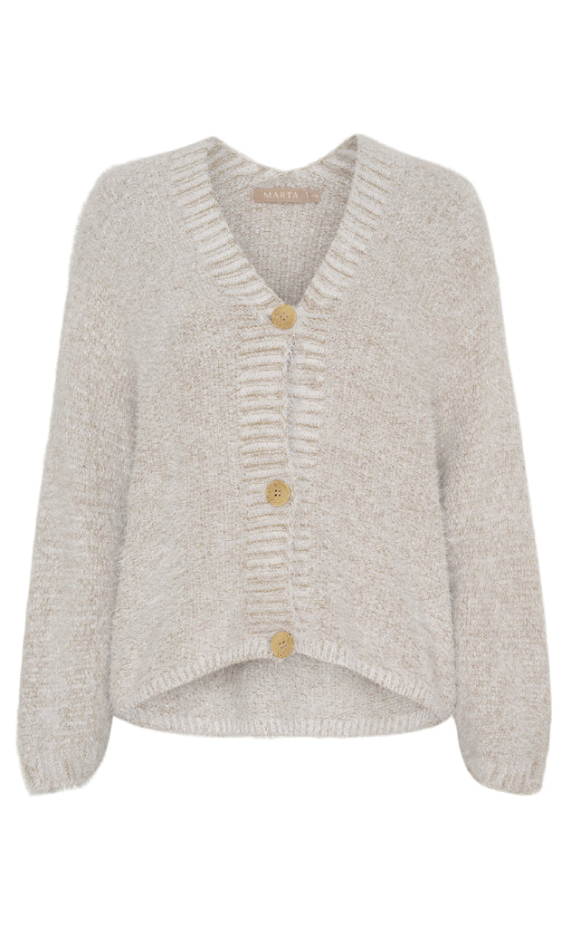 Marta Du Chateau Cardigan - Dakota - Dark Fango